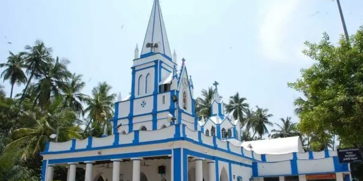 Our Lady of Lourdes Shrine, Villianur, Pondicherry, India