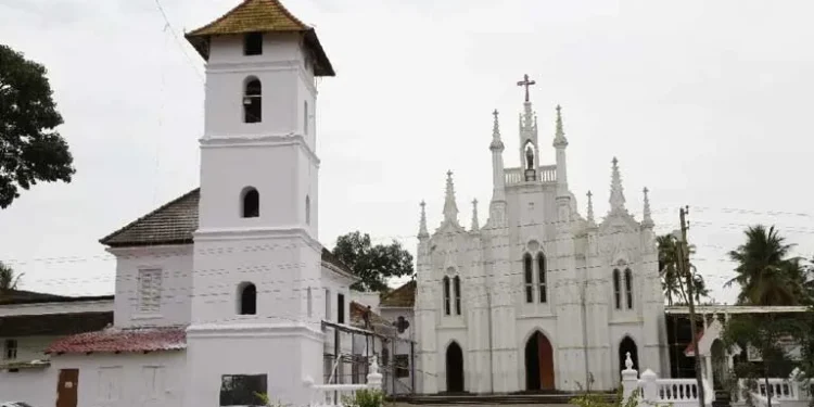 Basilica of Our Lady of Mount Carmel and St. Joseph, Varapuzha, Ernakulam, Kerala, India