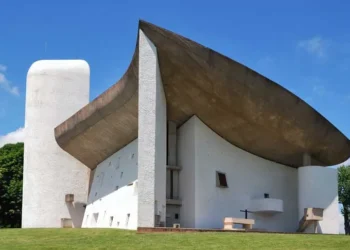 The Chapel of Notre-Dame du Haut, Ronchamp, Haute-Saône, France