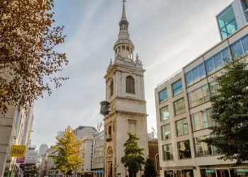 St Mary-le-Bow Church, London, Cheapside, England