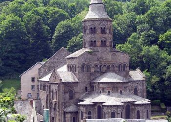Basilica of Our Lady of Orcival, Auvergne, France