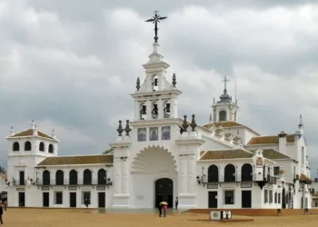 Sanctuary of Our Lady of Rocío, Almonte, Province of Huelva, Andalusia, Spain