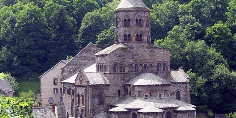 Basilica of Our Lady of Orcival, Auvergne, France