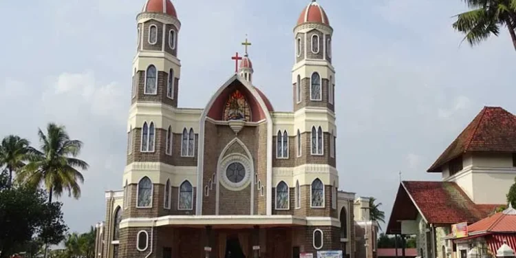 St. George Syro-Malabar Catholic Basilica, Angamaly, Kerala, India