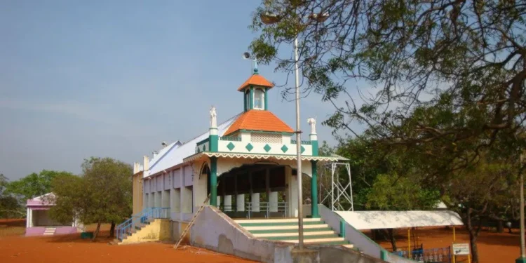 Athisaya Manal Matha Shrine Tuticorin, Tamil Nadu, India