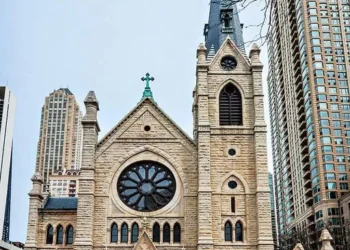 Holy Name Cathedral, Downtown Chicago, Illinois, United States