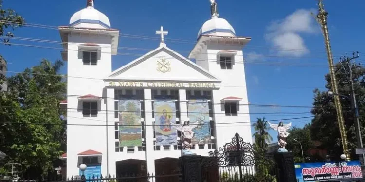 St. Mary’s Syro Malabar Cathedral Basilica, Ernakulam, Kerala, India