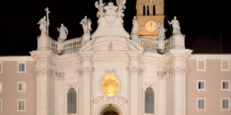 The Basilica of the Holy Cross in Jerusalem, Italy