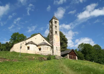 Church of San Carlo Negrentino, Acquaross, Switzerland