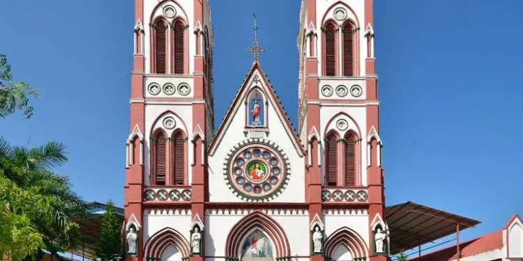 Basilica of the Sacred Heart of Jesus, Pondicherry, India