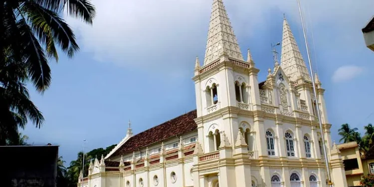 Santa Cruz Cathedral Basilica, Kochi, Kerala, India