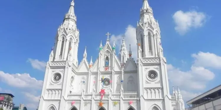 Our Lady Of Dolours Basilica, Thrissur, Kerala, India